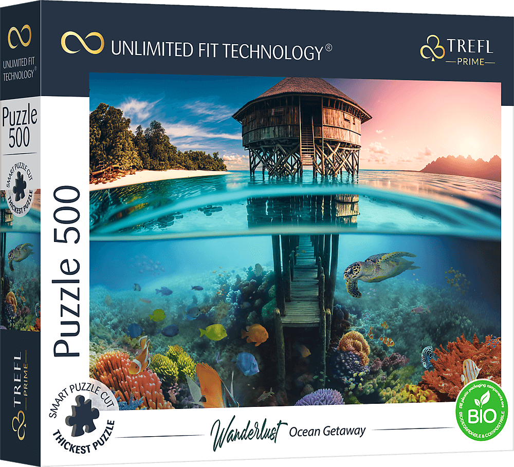Trópusi menedék Trefl Prime 500 darabos kirakó puzzle (TR - 37462) - puzzlegarden