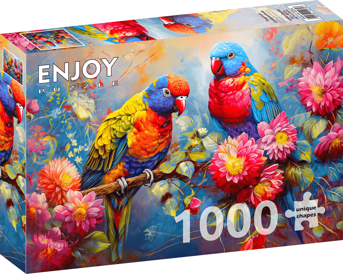 Trópusi társak Enjoy 1000 darabos kirakó puzzle (EN - 2274) - puzzlegarden
