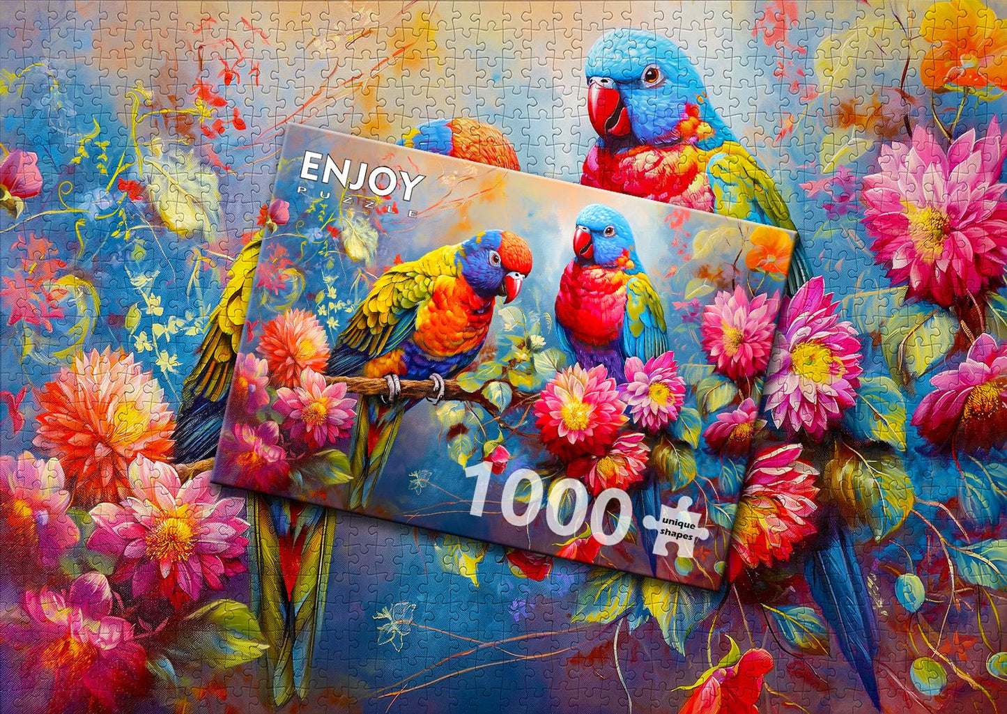 Trópusi társak Enjoy 1000 darabos kirakó puzzle (EN - 2274) - puzzlegarden
