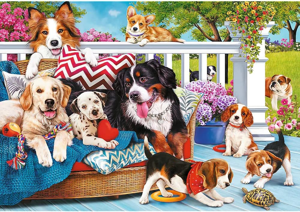 Túlcsorduló Cukiság: Kutyabarátok Trefl Prime 1000 darabos kirakó puzzle (TR - 10698) - puzzlegarden