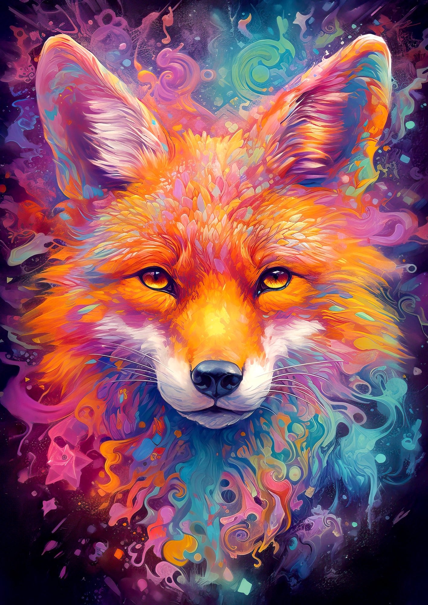 Tüzes róka Enjoy 1000 darabos kirakó puzzle (EN - 2283) - puzzlegarden