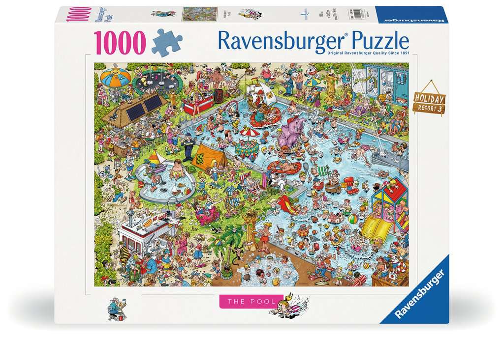 Üdülő helyek 3. - A Medence Ravensburger 1000 darabos kirakó puzzle (RA - 12001164) - puzzlegarden