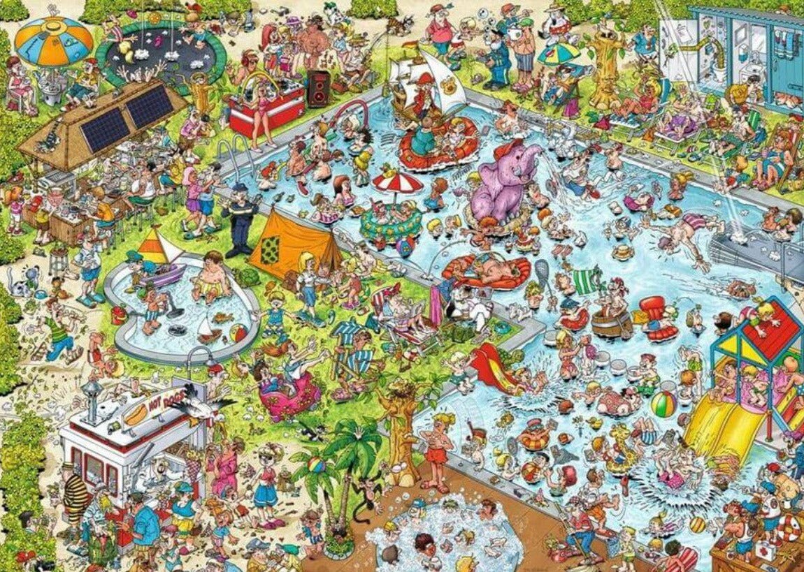 Üdülő helyek 3. - A Medence Ravensburger 1000 darabos kirakó puzzle (RA - 12001164) - puzzlegarden