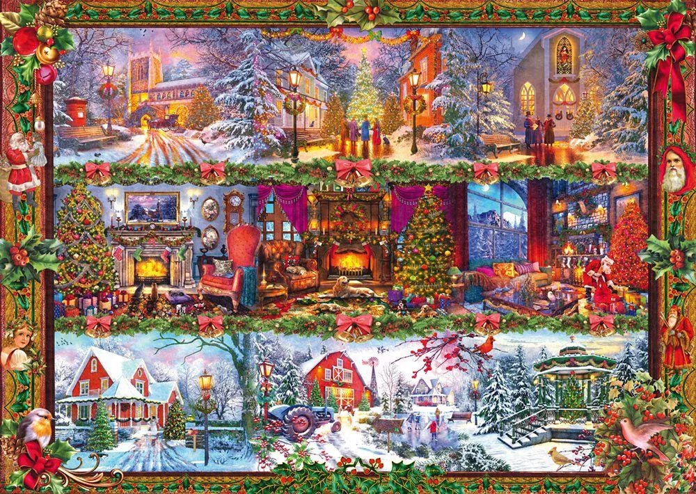 Üdvözlet az Ünnepek Alkalmából Schmidt Spiele 1000 darabos kirakó puzzle (SCH - 59784) - puzzlegarden