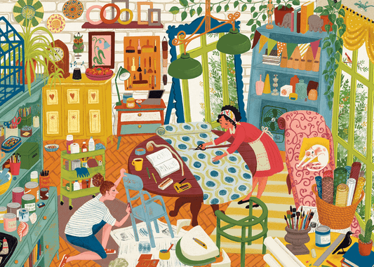 Újrahasznosító műhely Falcon 1000 darabos kirakó puzzle (JU - 1110500136) - puzzlegarden