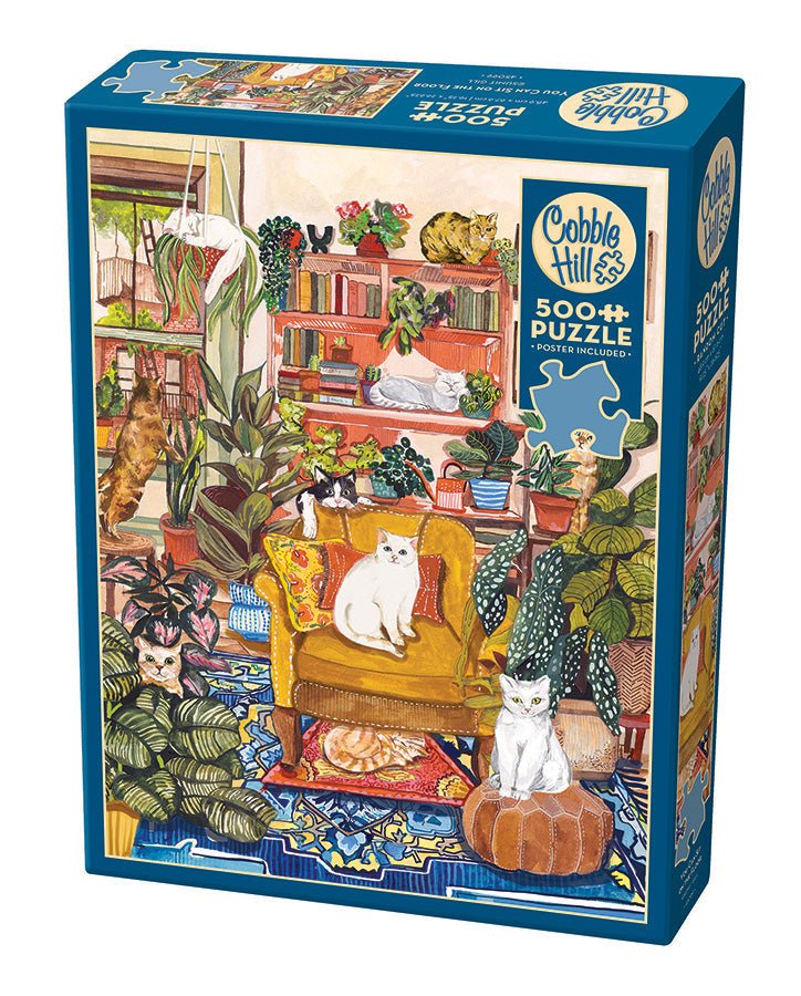 Ülhetsz a padlón... Cobble Hill 500 darabos kirakó puzzle (CH - 45099) - puzzlegarden