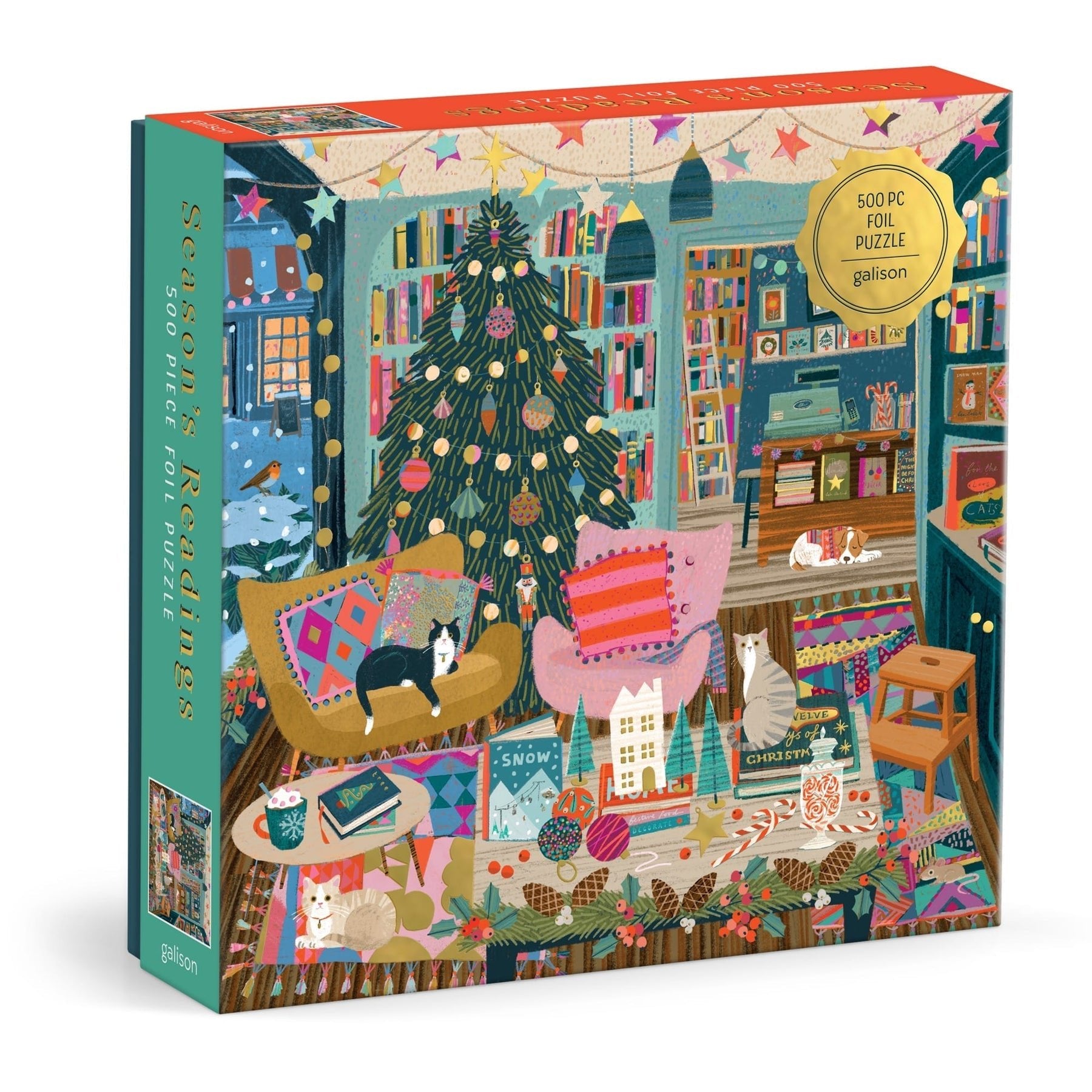 Ünnepi nyugalom - aranyfóliás! Galison 500 darabos kirakó puzzle (GA - 9780735382282) - puzzlegarden