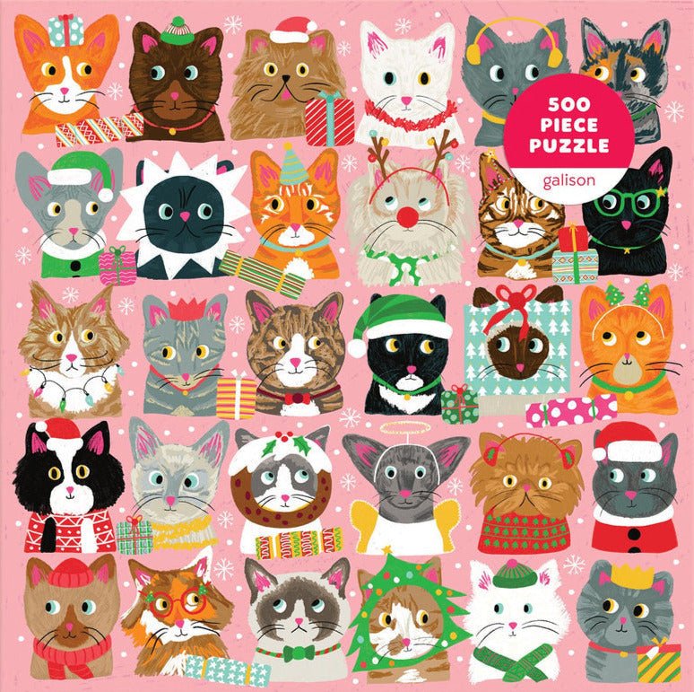 Ünnepi Szőrgombócok Galison 500 darabos kirakó puzzle (GA - M040121D) - puzzlegarden