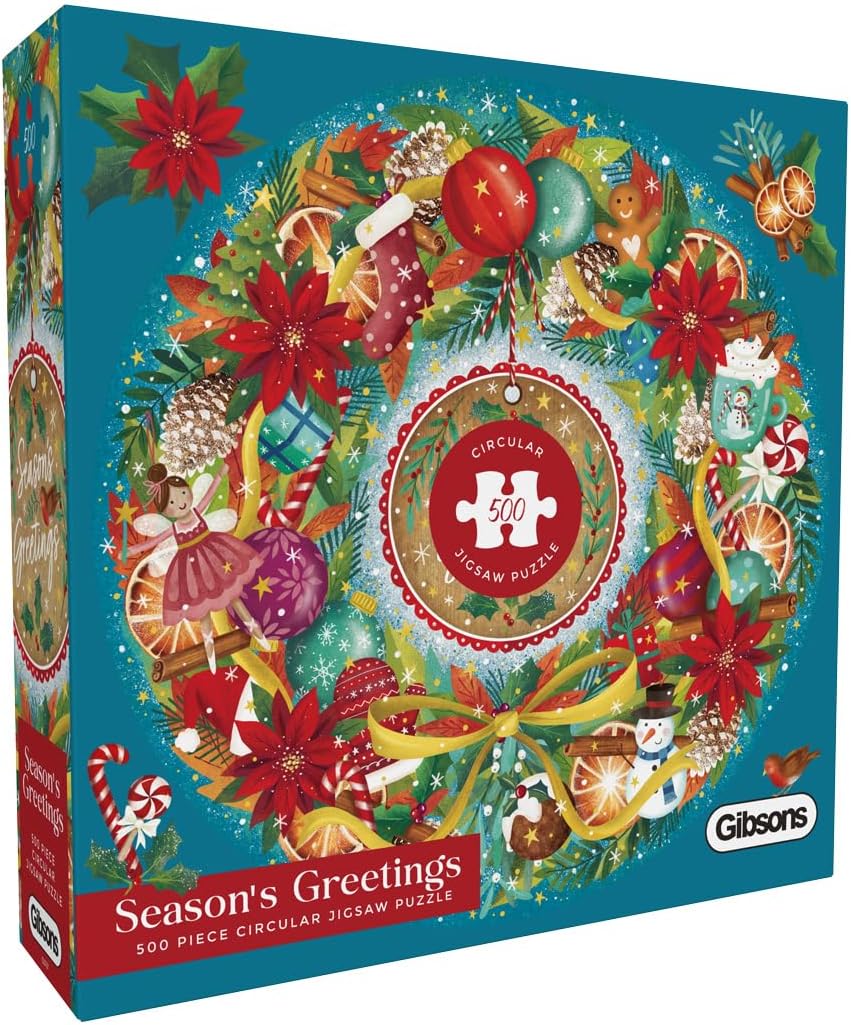 Ünnepi üdvözlet Gibsons 500 darabos kirakó puzzle (G - G3707) - puzzlegarden