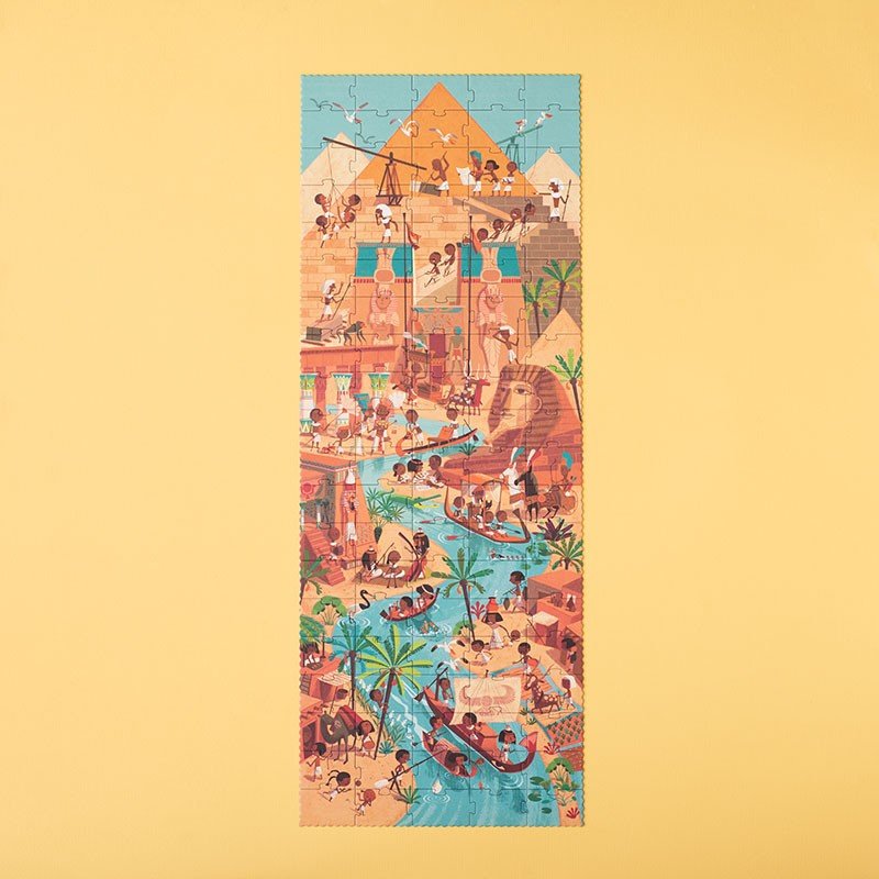 Utazás a piramisokhoz Londji 100 darabos kirakó puzzle (LN-PZ576U) - puzzlegarden