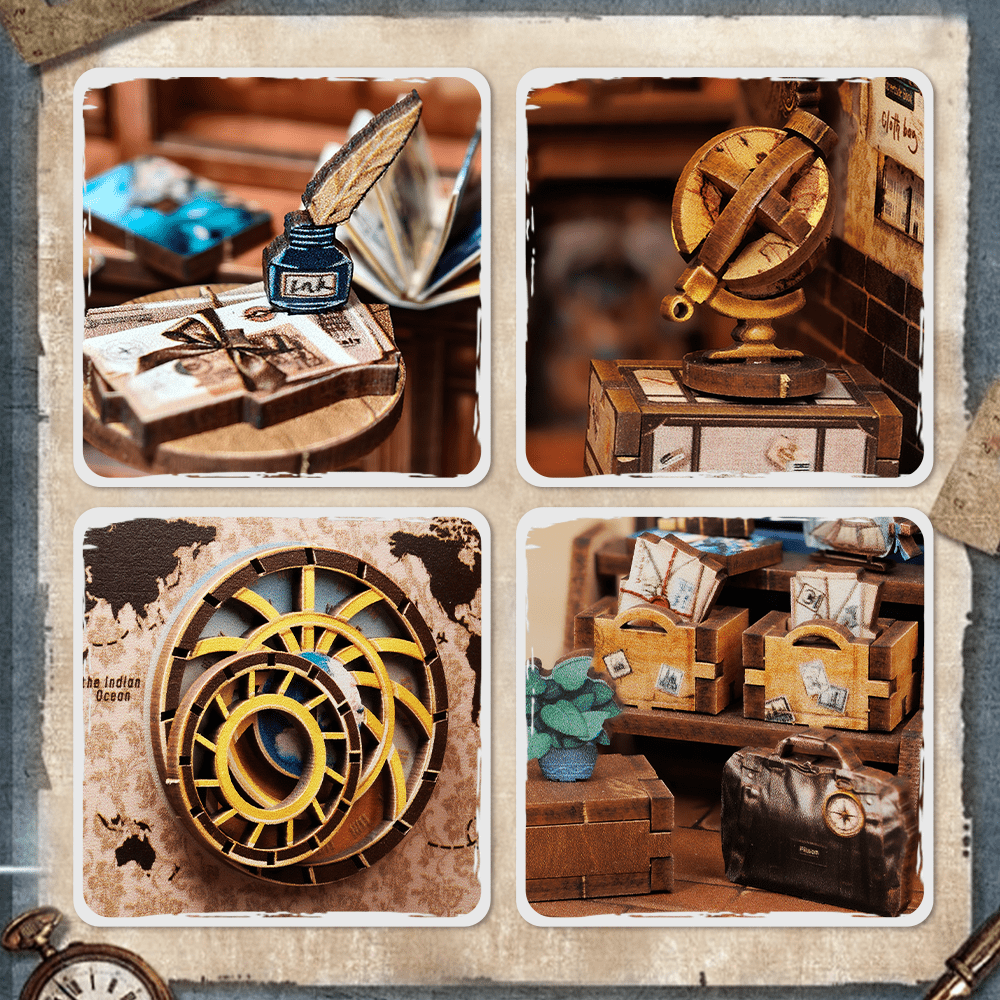 Utazó Könyvek Szentélye CuteBee 241 darabos kirakó puzzle (CB - CWGC204) - puzzlegarden