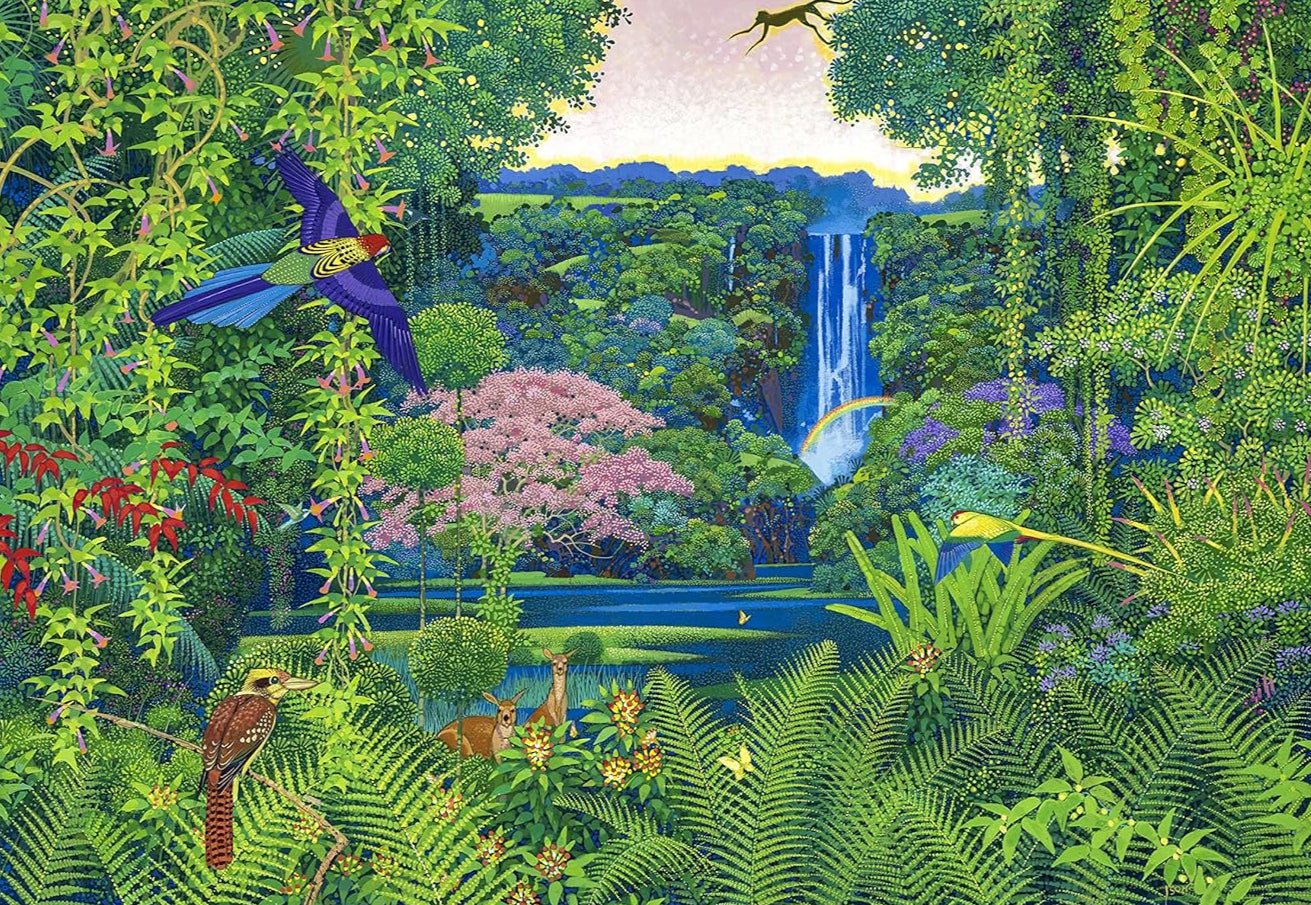 Utópia vízesés Pomegranate 1000 darabos kirakó puzzle (POM - AA1147) - puzzlegarden