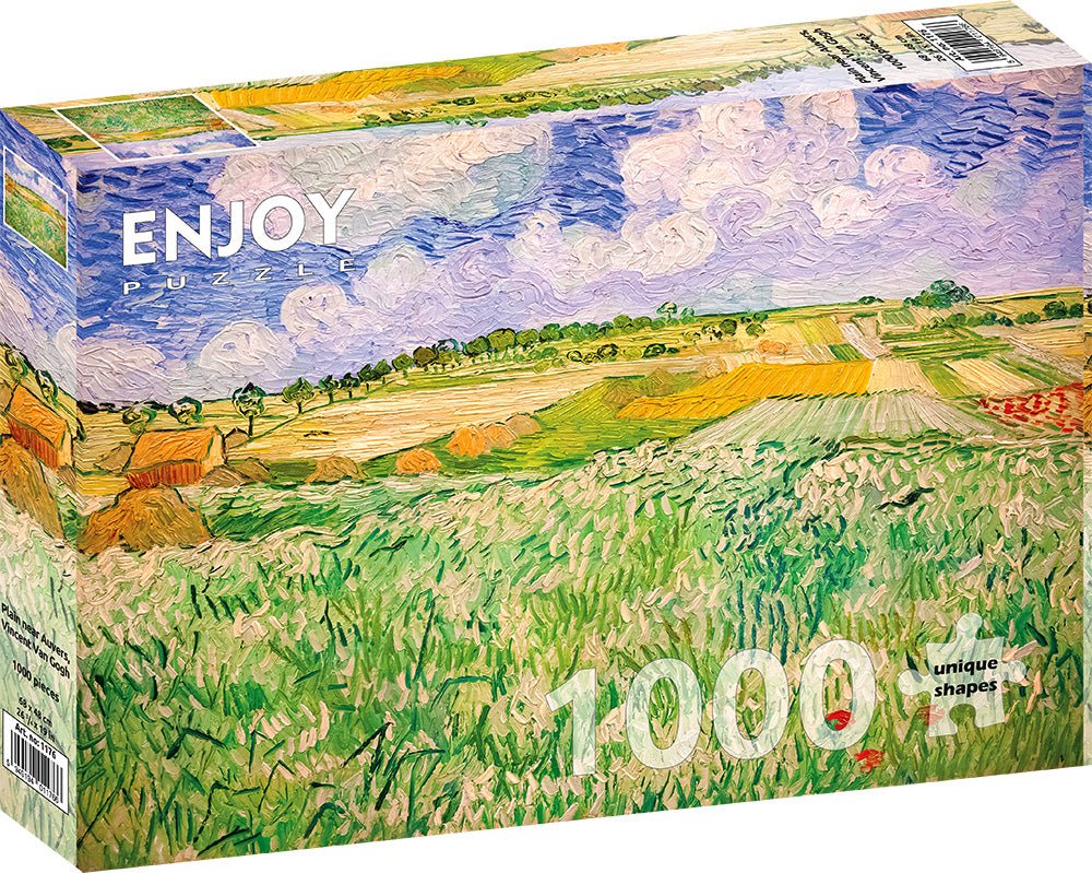 Van Gogh - Auvers - i Síkság Enjoy 1000 darabos kirakó puzzle (EN - 1176) - puzzlegarden