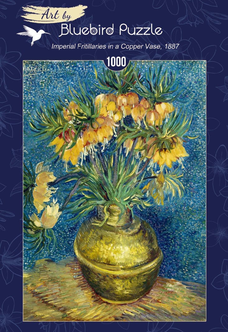 Van Gogh - Császárliliomok rézből készült vázában Bluebird 1000 darabos kirakó puzzle (BB - 60114) - puzzlegarden