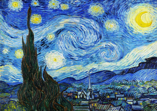 Van Gogh - Csillagos Éj Enjoy 1000 darabos kirakó puzzle (EN - 1104) - puzzlegarden
