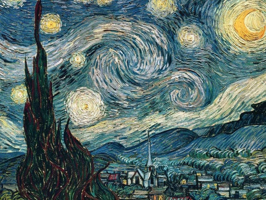 Van Gogh - Csillagos Éj Ravensburger 1500 darabos kirakó puzzle (RA - 16207) - puzzlegarden