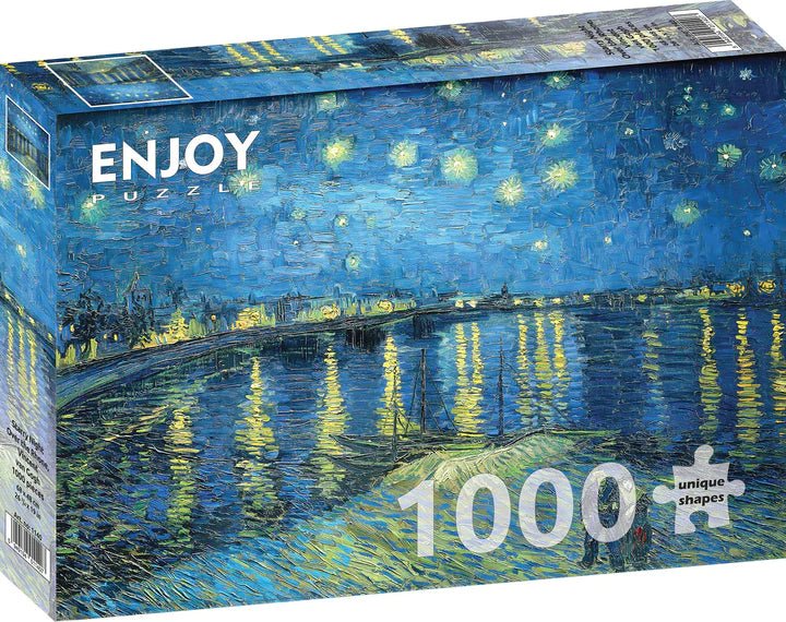 Van Gogh - Csillagos éjszaka a Rhône felett Enjoy 1000 darabos kirakó puzzle (EN - 1140) - puzzlegarden