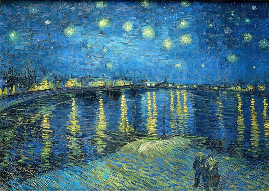 Van Gogh - Csillagos éjszaka a Rhône felett Enjoy 1000 darabos kirakó puzzle (EN - 1140) - puzzlegarden