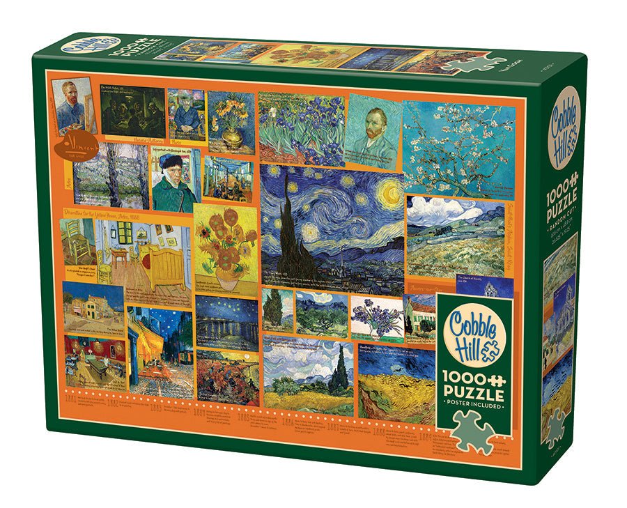 Van Gogh Kollázs Cobble Hill 1000 darabos kirakó puzzle (CH - 40101) - puzzlegarden