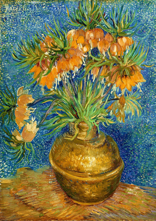 Van Gogh - Koronaliliom réz virágvázában Enjoy 1000 darabos kirakó puzzle (EN - 1113) - puzzlegarden