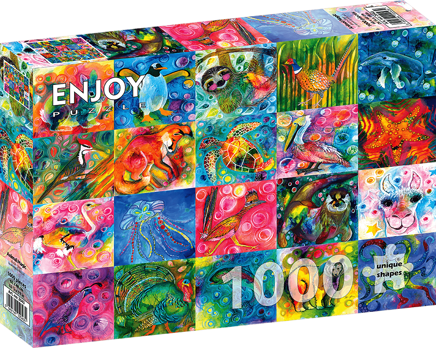Varázslatos Állatok Enjoy 1000 darabos kirakó puzzle (EN - 2043) - puzzlegarden