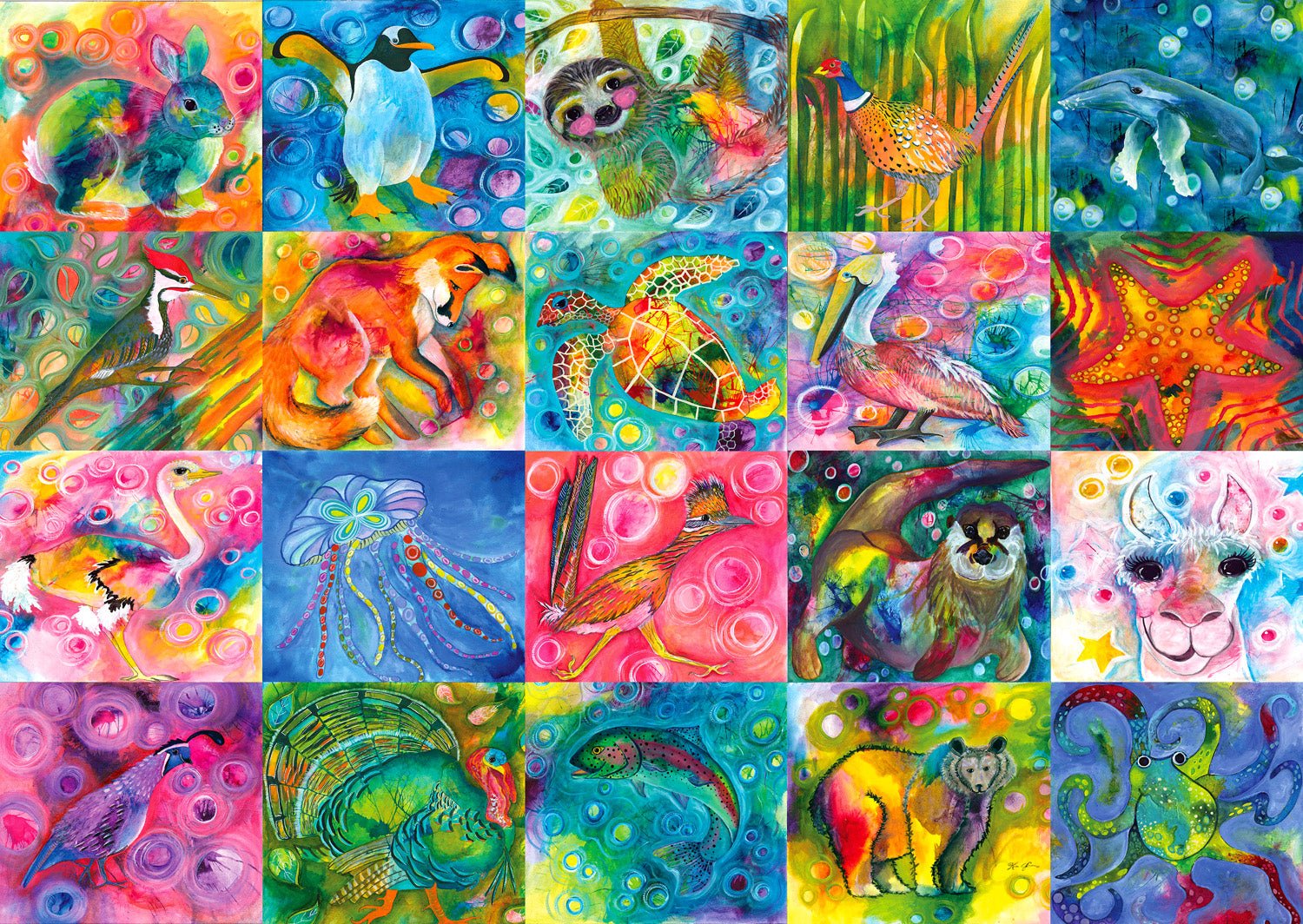 Varázslatos Állatok Enjoy 1000 darabos kirakó puzzle (EN - 2043) - puzzlegarden