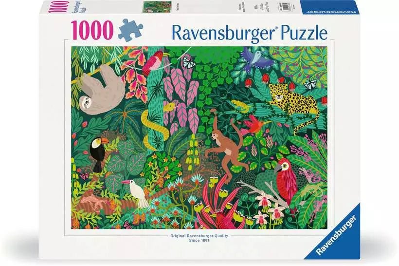 Varázslatos esőerdő Ravensburger 1000 darabos kirakó puzzle (RA - 12001432 4005555014324) - puzzlegarden