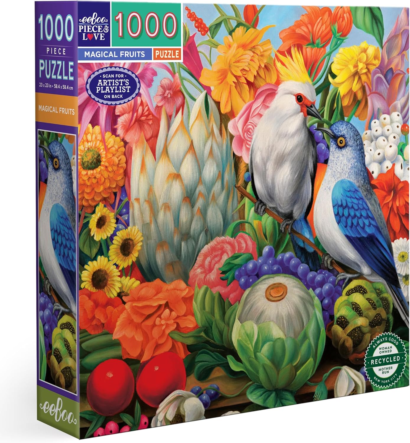 Varázslatos Gyümölcsök Eeboo 1000 darabos kirakó puzzle (EB - PZTMGF) - puzzlegarden