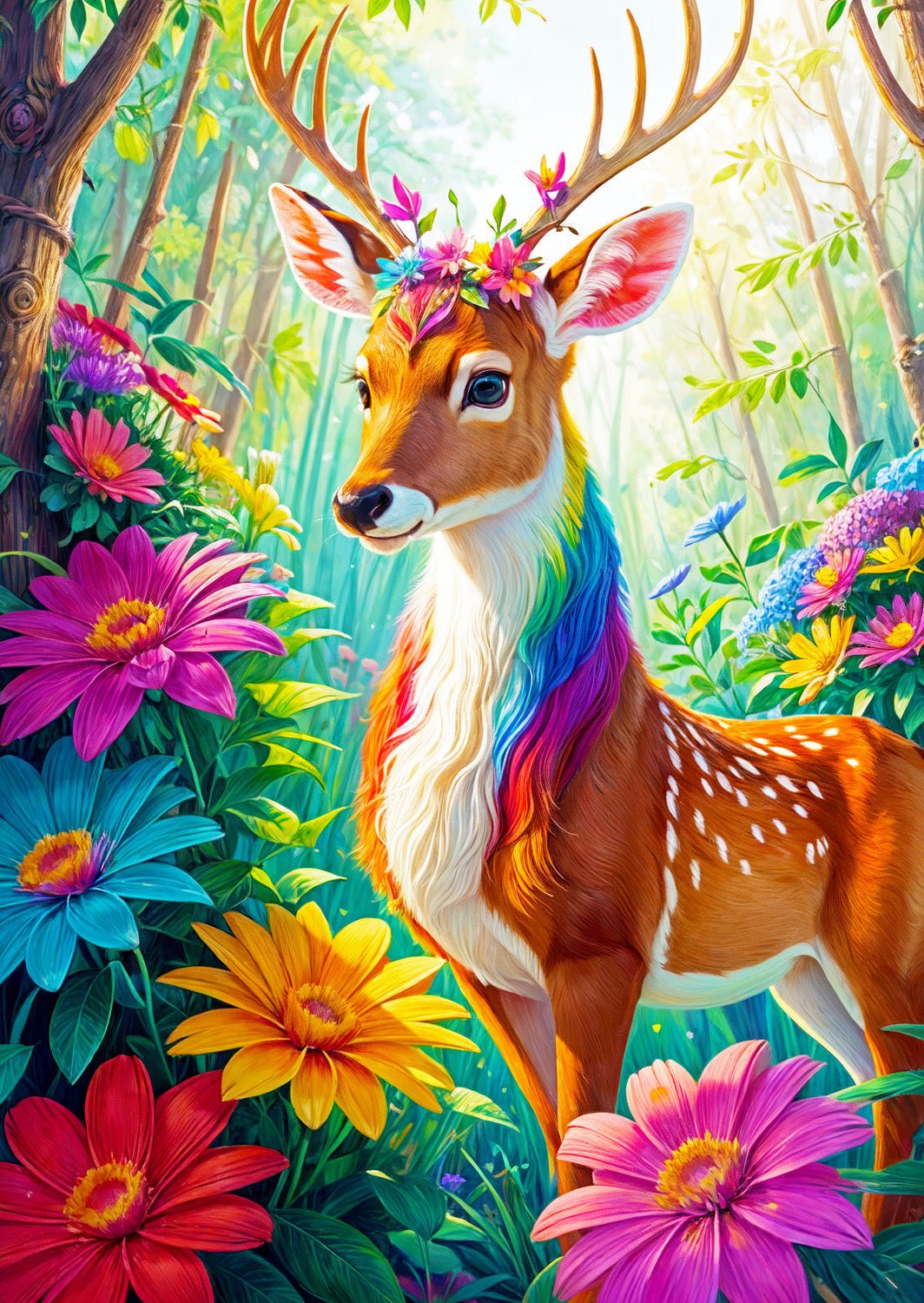 Varázslatos Őzike Enjoy 1000 darabos kirakó puzzle (EN - 2155) - puzzlegarden