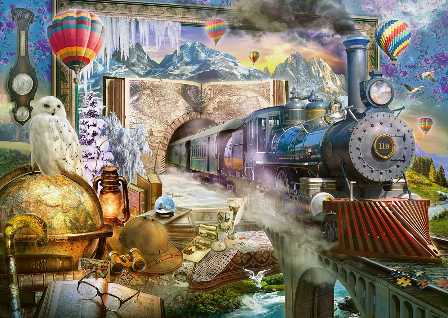 Varázslatos utazás Schmidt Spiele 1000 darabos kirakó puzzle (SCH - 58964) - puzzlegarden