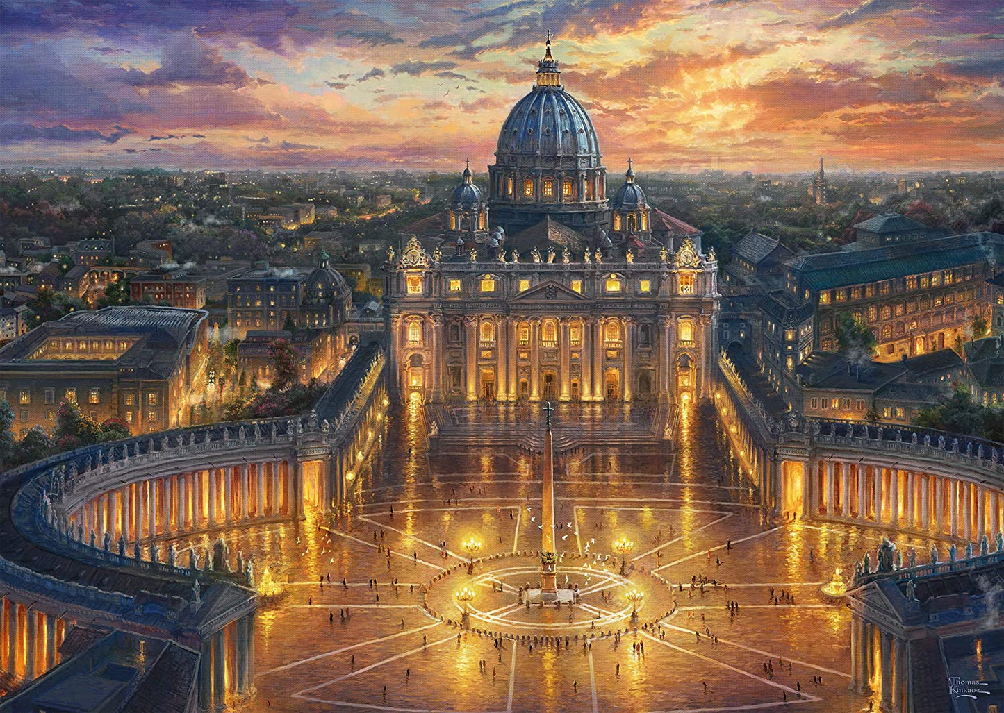 Vatikáni naplemente Schmidt Spiele 1000 darabos kirakó puzzle (SCH - 59628) - puzzlegarden