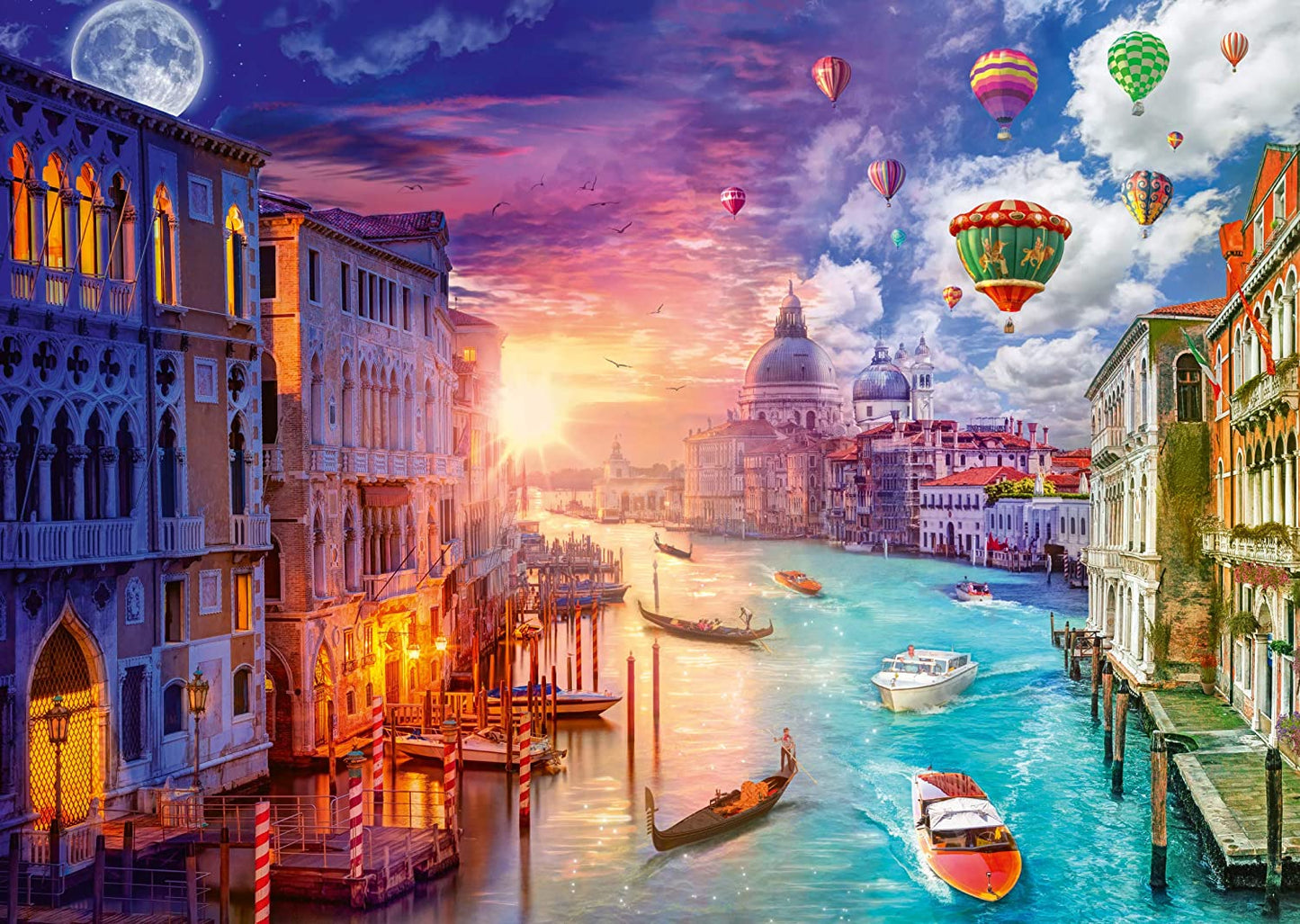 Velence - Éjjel - nappal Schmidt Spiele 1000 darabos kirakó puzzle (SCH - 59906) - puzzlegarden