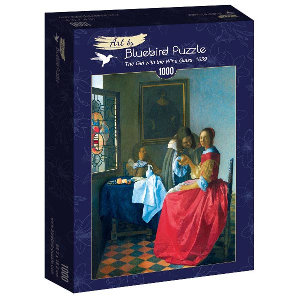 Vermeer - A lány a borospohárral Bluebird 1000 darabos kirakó puzzle (BB - 60067) - puzzlegarden