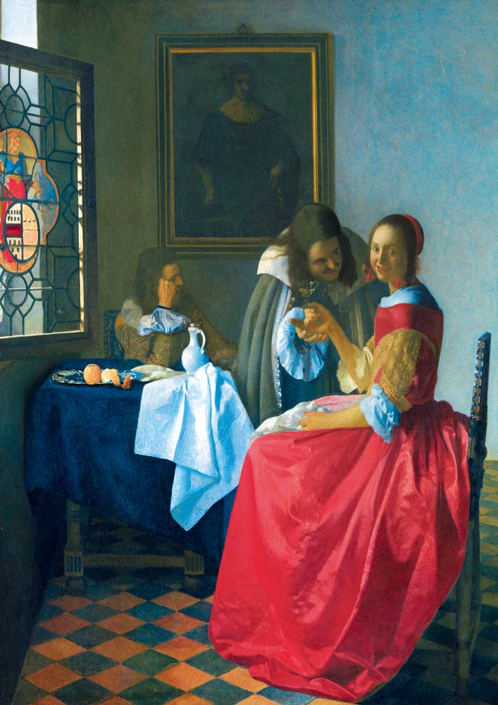 Vermeer - A lány a borospohárral Bluebird 1000 darabos kirakó puzzle (BB - 60067) - puzzlegarden
