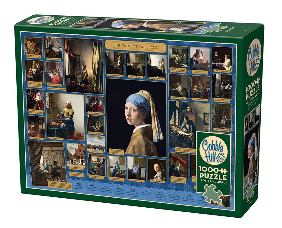 Vermeer Kollázs Cobble Hill 1000 darabos kirakó puzzle (CH - 40104) - puzzlegarden