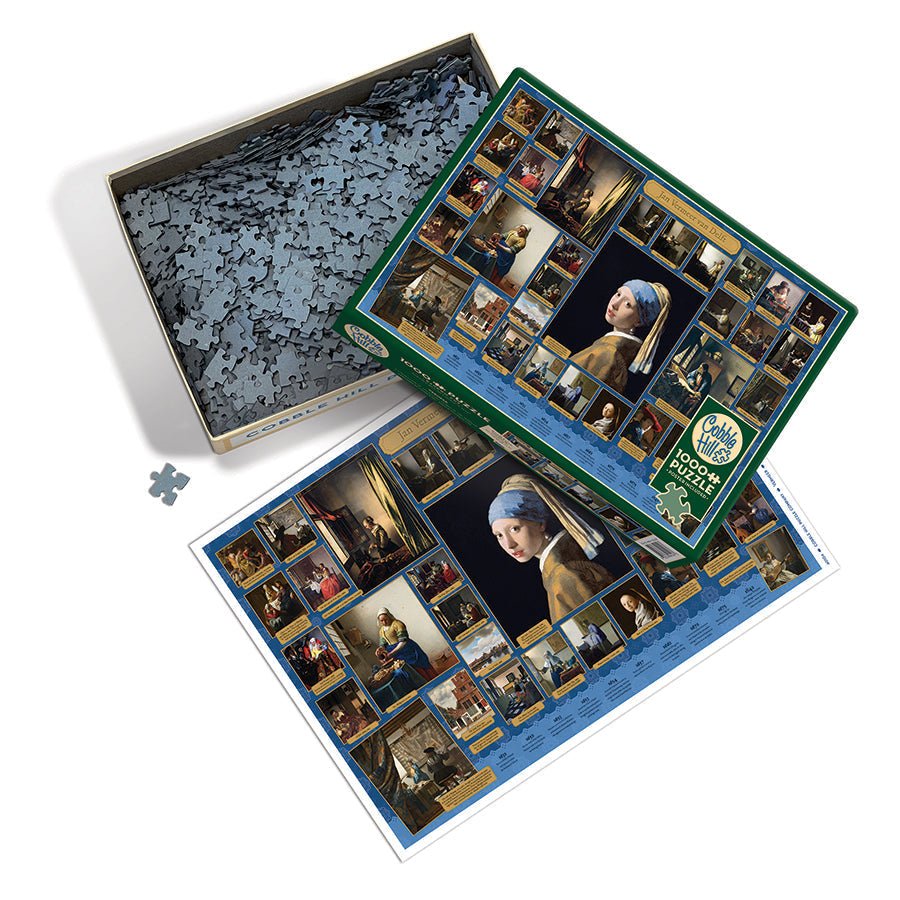 Vermeer Kollázs Cobble Hill 1000 darabos kirakó puzzle (CH - 40104) - puzzlegarden