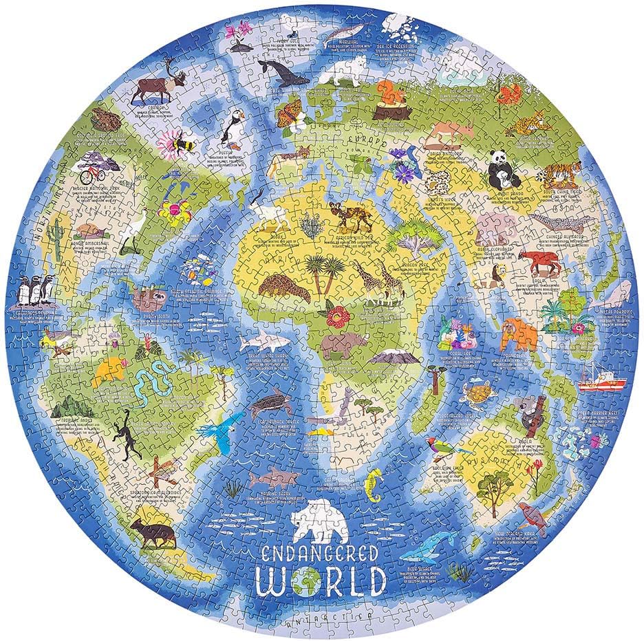 Veszélyeztetett Világ - díszdobozban Ridley's Games 1000 darabos kirakó puzzle (GA - JIG048) - puzzlegarden