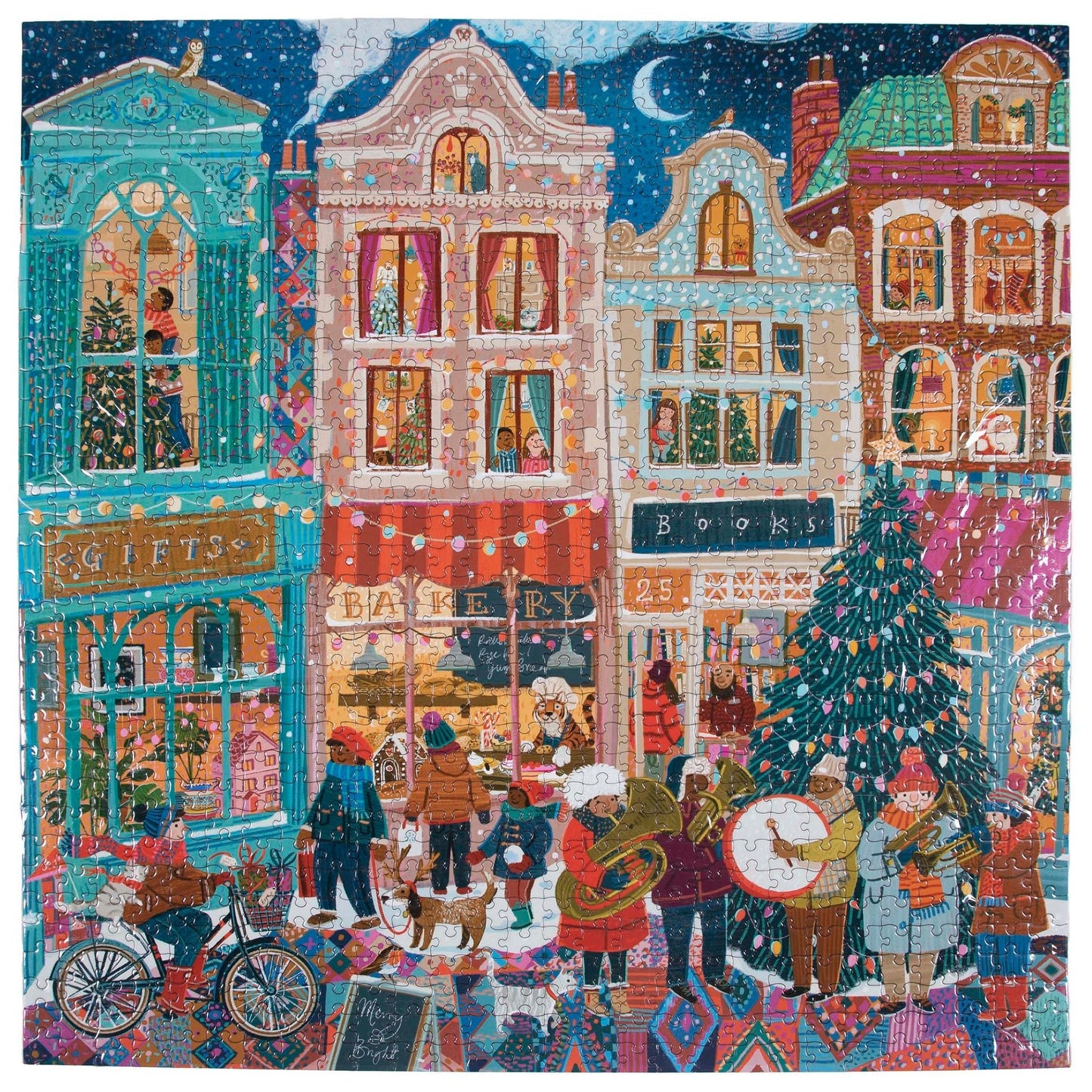 Vidám Ünnepek Eeboo 1000 darabos kirakó puzzle (EB - PZTHOD) - puzzlegarden