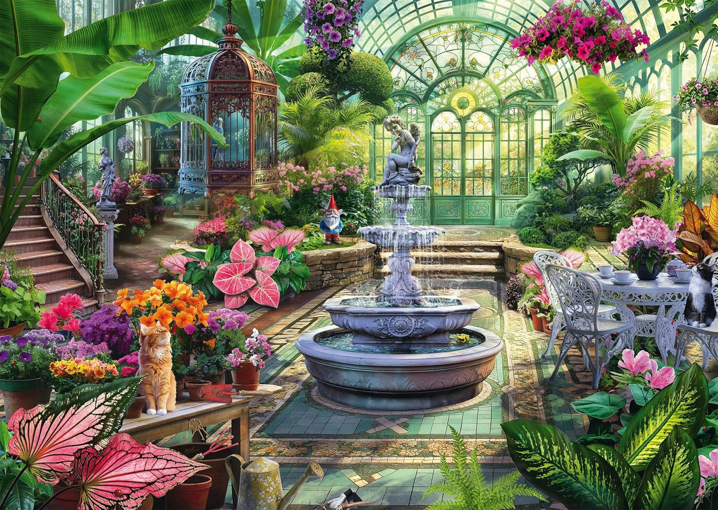 Viktoriánus üvegház Schmidt Spiele 1000 darabos kirakó puzzle (SCH - 58633) - puzzlegarden