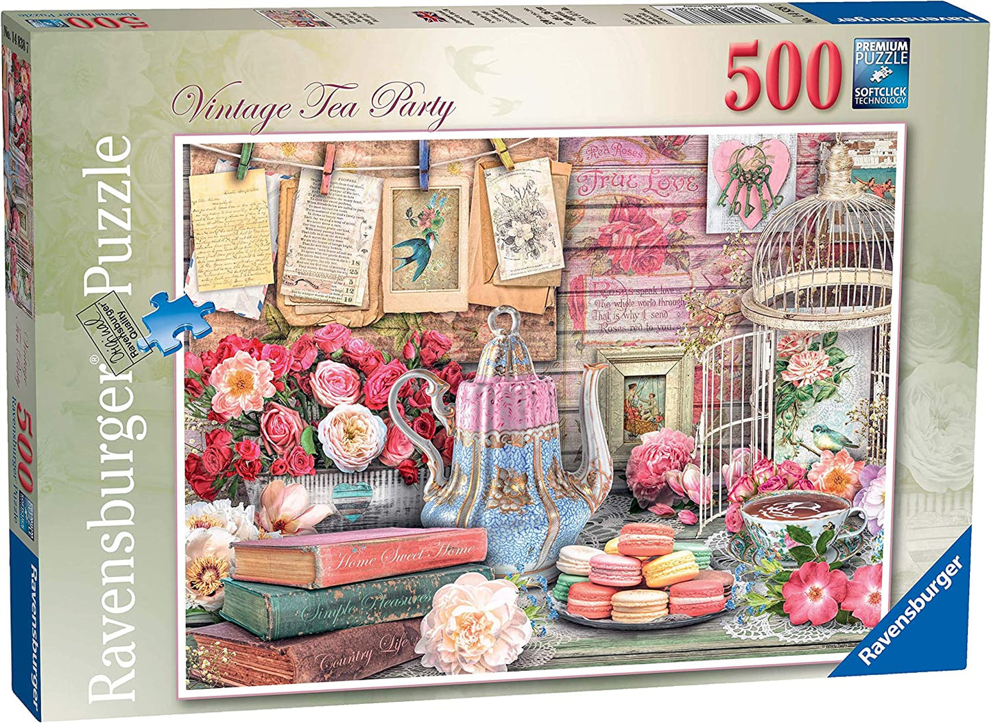 Vintage tea party Ravensburger 500 darabos kirakó puzzle (RA - 14838) - puzzlegarden
