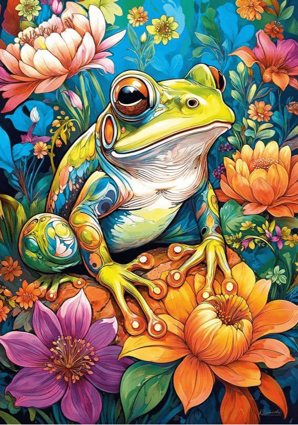 Virágos Béke Béka Cherry Pazzi 1000 darabos kirakó puzzle (CP - 31100 5903728731100) - puzzlegarden