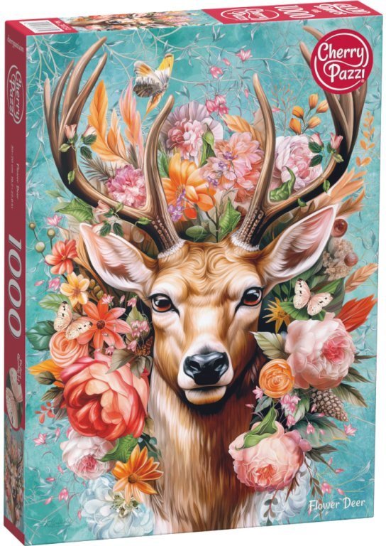Virágos Szarvas Cherry Pazzi 1000 darabos kirakó puzzle (CP - 30752) - puzzlegarden