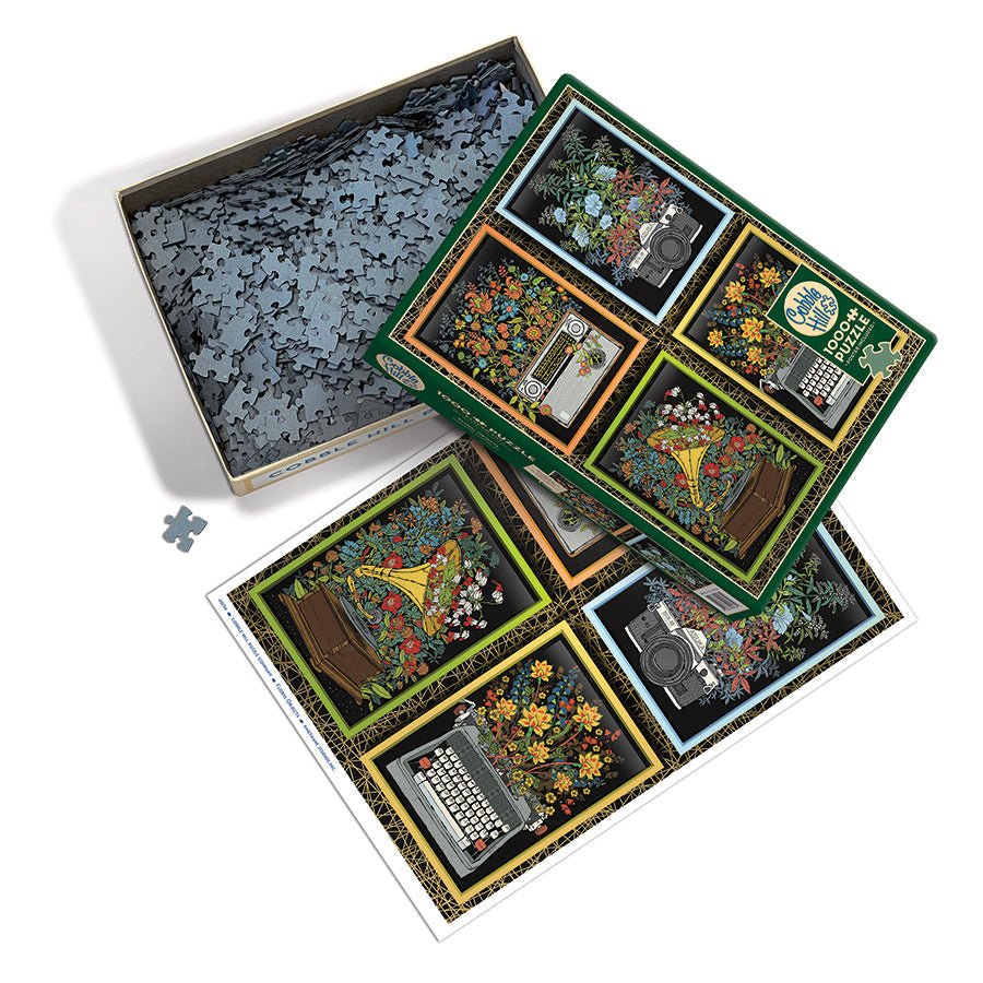 Virágos tárgyak Cobble Hill 1000 darabos kirakó puzzle (CH - 40134) - puzzlegarden