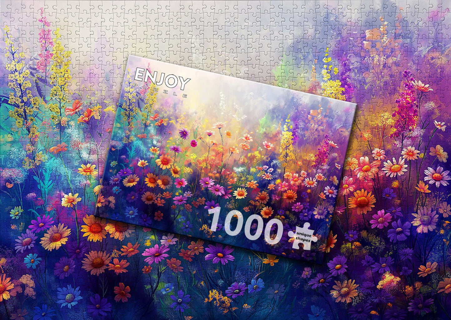 Virágos tisztás Enjoy 1000 darabos kirakó puzzle (EN - 2276) - puzzlegarden