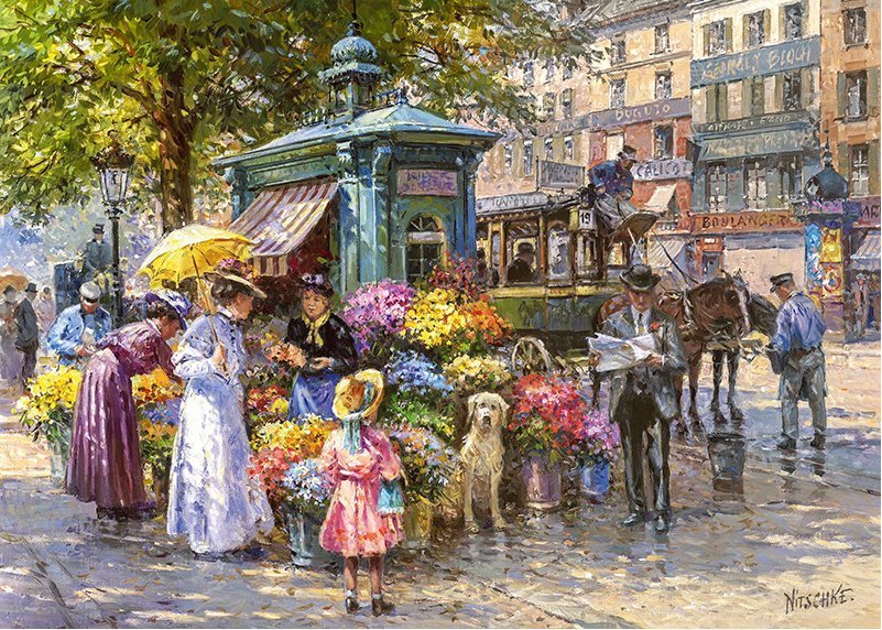 Virágpiac Cherry Pazzi 1000 darabos kirakó puzzle (CP - 30226) - puzzlegarden