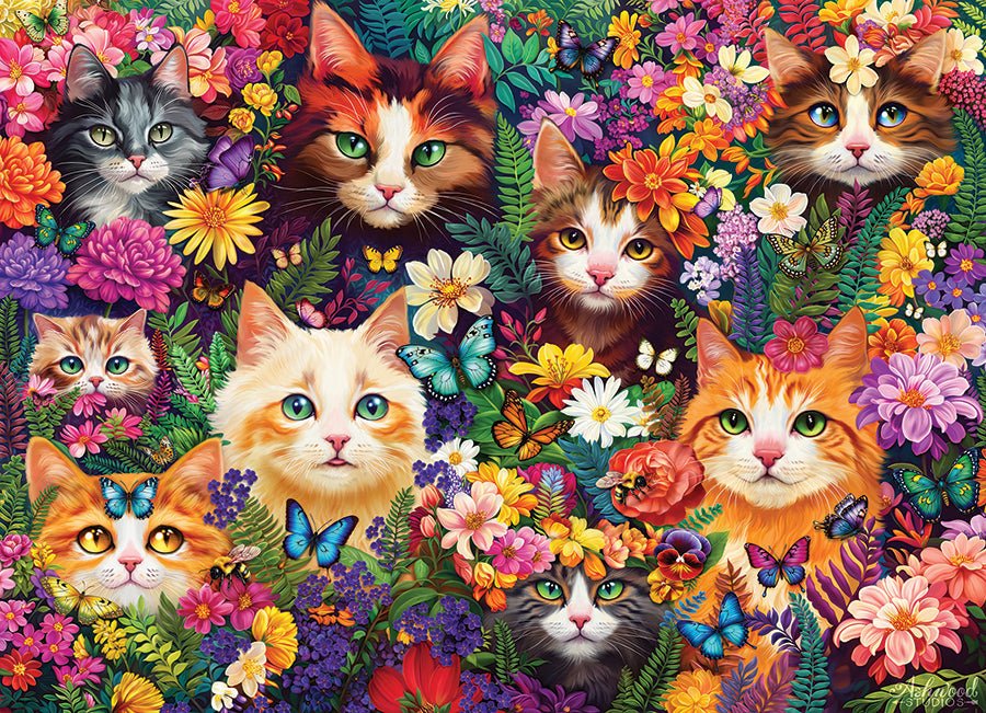 Virágzó bajuszok Cobble Hill 1000 darabos kirakó puzzle (CH - 40289) - puzzlegarden