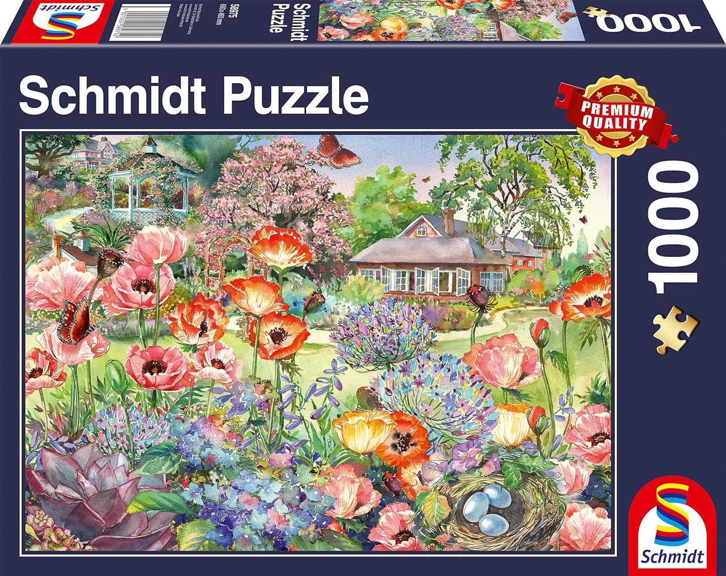 Virágzó Kert Schmidt Spiele 1000 darabos kirakó puzzle (SCH - 58975) - puzzlegarden