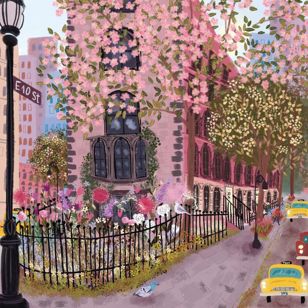 Virágzó utcák Galison 500 darabos kirakó puzzle (GA - 9780735369306) - puzzlegarden