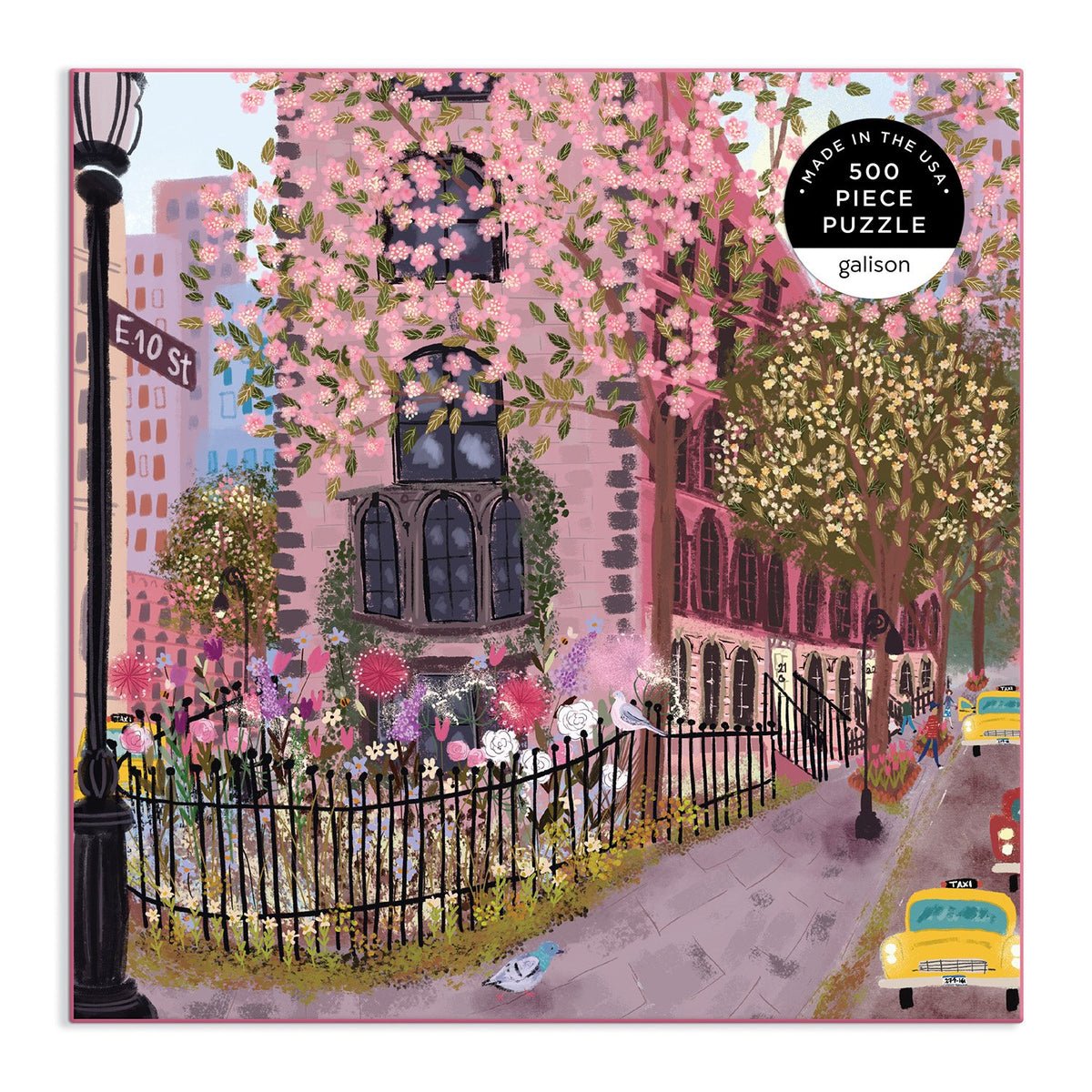 Virágzó utcák Galison 500 darabos kirakó puzzle (GA - 9780735369306) - puzzlegarden