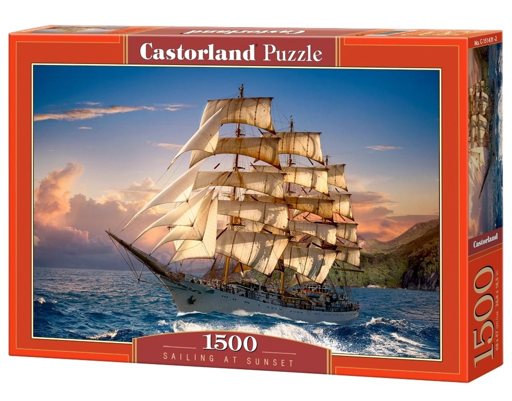 Vitrolás a Naplementében Castorland 1500 darabos kirakó puzzle (C - 151431) - puzzlegarden